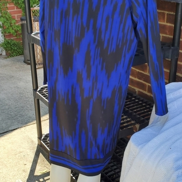 📂💼Michael Michael Kor Blue Tigress Dress 2X - Picture 7 of 13